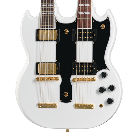 Epiphone EDS-1275 Doubleneck, Alpine White Electric Guitar Epiphone