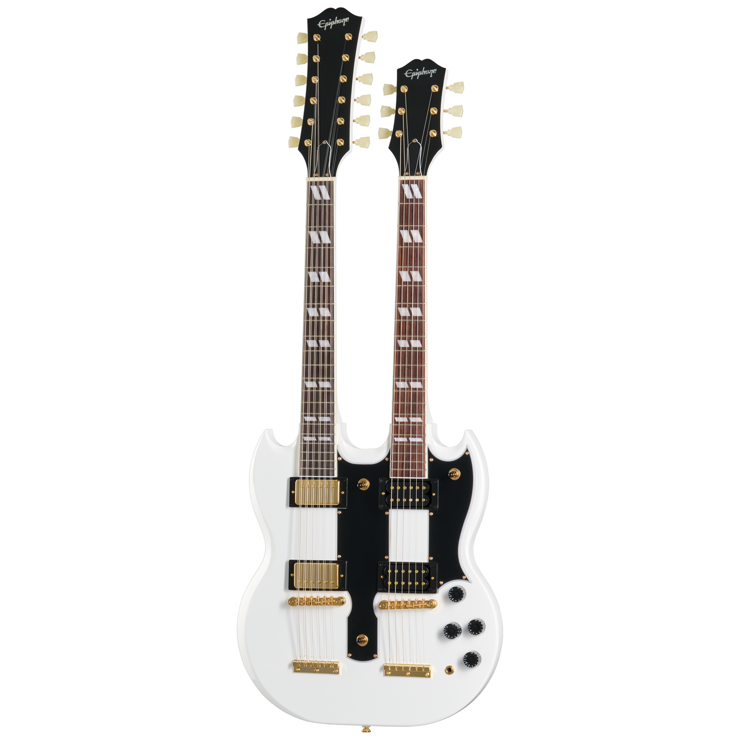 Epiphone EDS-1275 Doubleneck, Alpine White Electric Guitar Epiphone
