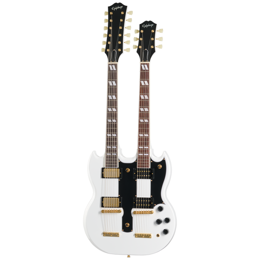 Epiphone EDS-1275 Doubleneck, Alpine White Electric Guitar Epiphone