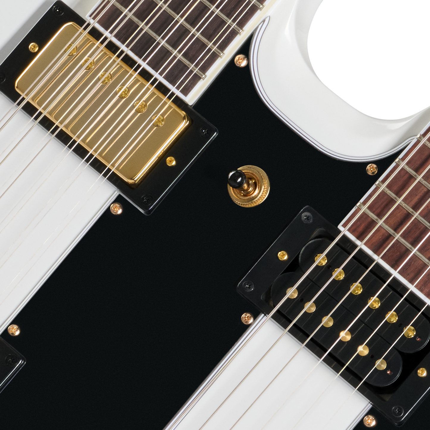 Epiphone EDS-1275 Doubleneck, Alpine White Electric Guitar Epiphone