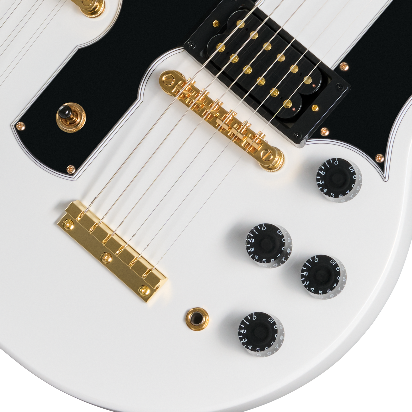 Epiphone EDS-1275 Doubleneck, Alpine White Electric Guitar Epiphone