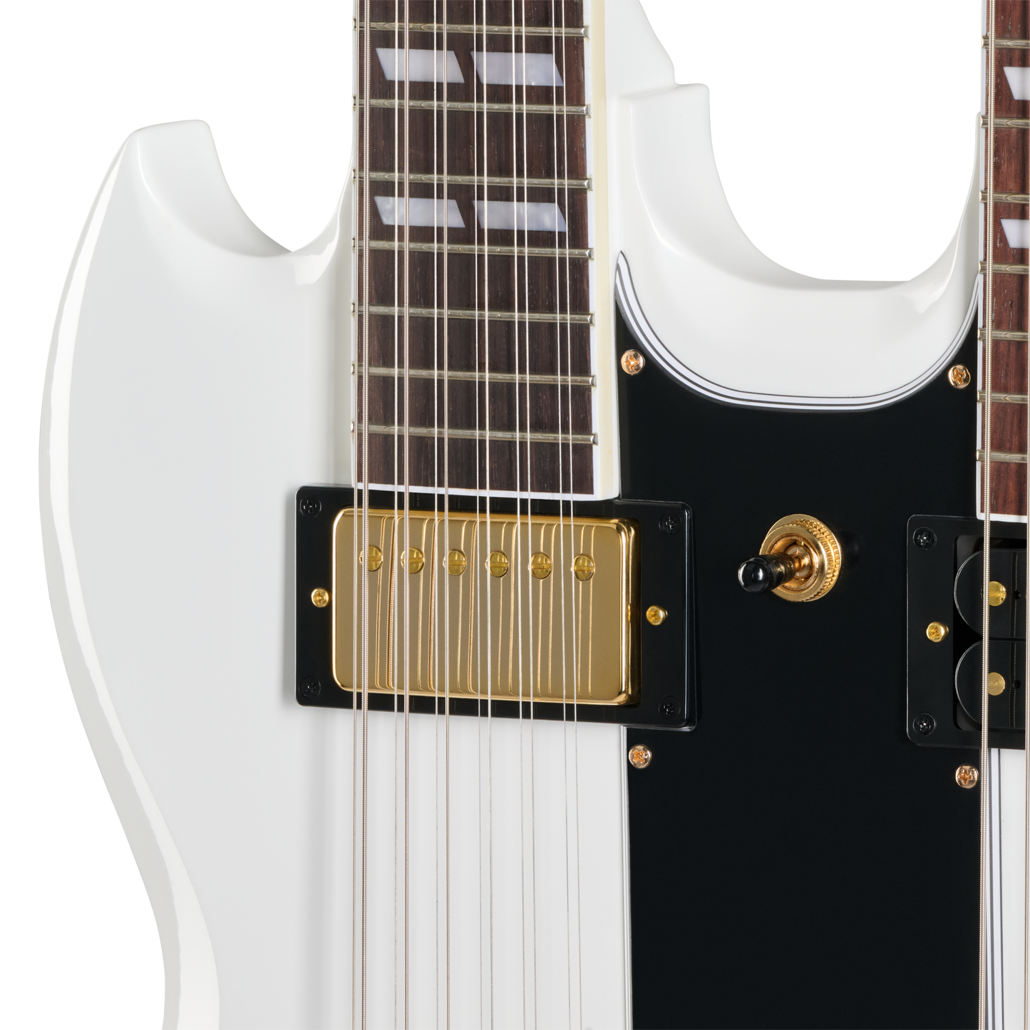 Epiphone EDS-1275 Doubleneck, Alpine White Electric Guitar Epiphone