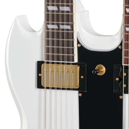 Epiphone EDS-1275 Doubleneck, Alpine White Electric Guitar Epiphone
