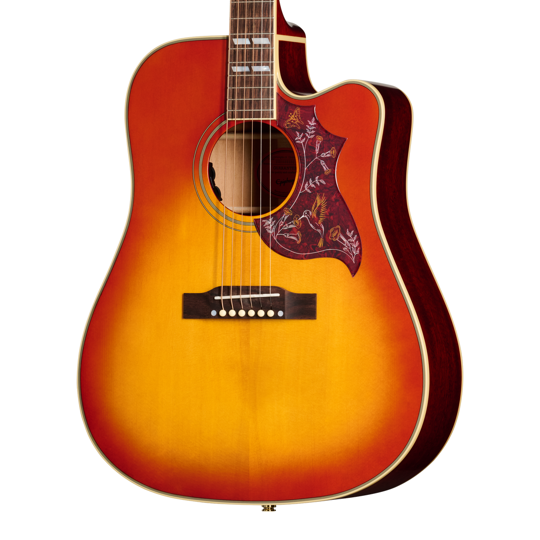 Epiphone Hummingbird Standard EC, Cherry Sunburst Acoustic Guitar Epiphone