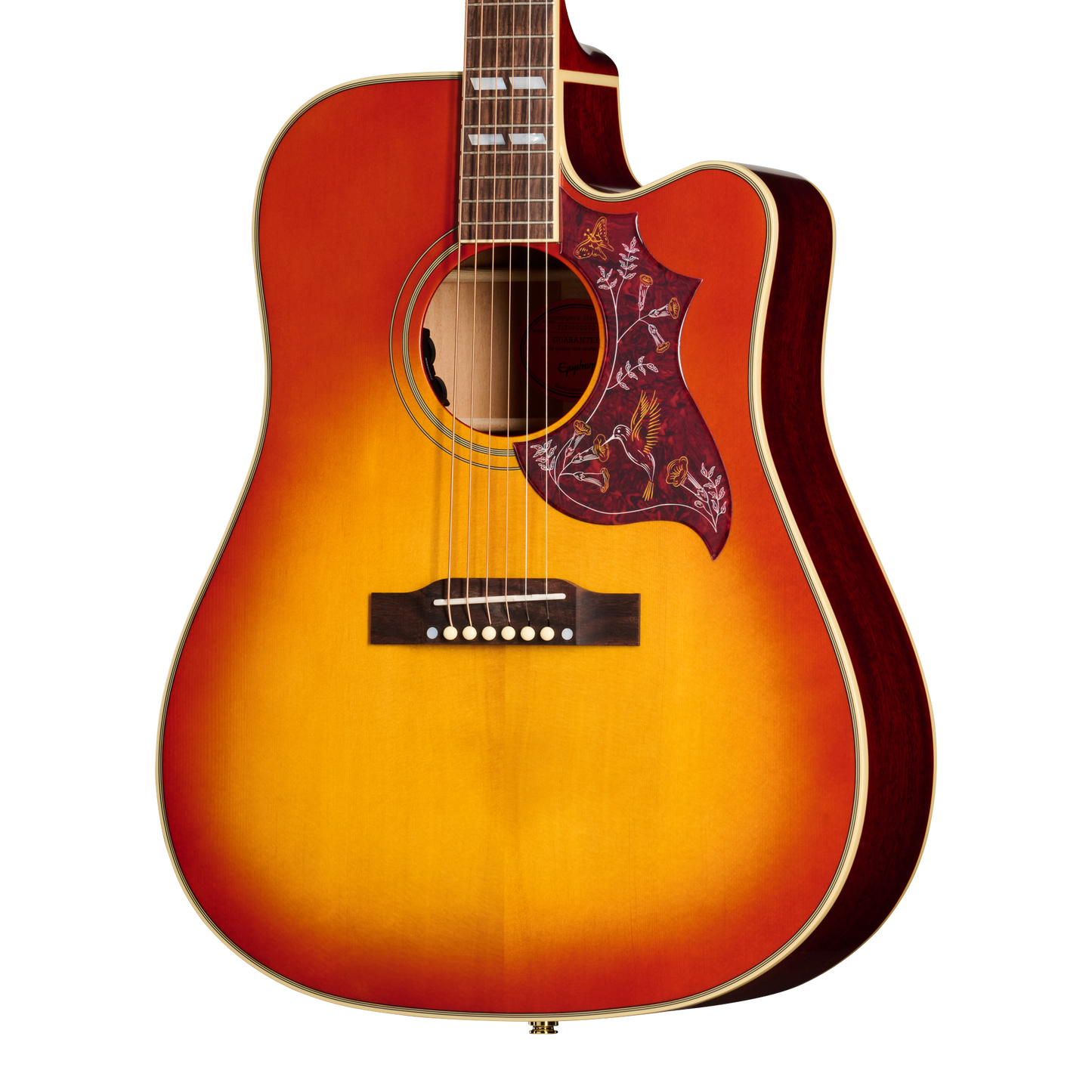 Epiphone Hummingbird Standard EC, Cherry Sunburst Acoustic Guitar Epiphone