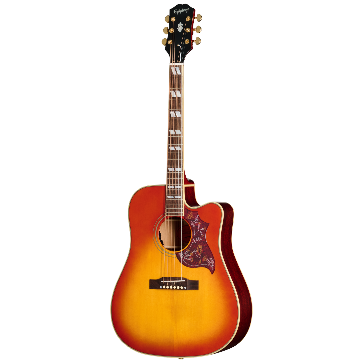 Epiphone Hummingbird Standard EC, Cherry Sunburst Acoustic Guitar Epiphone