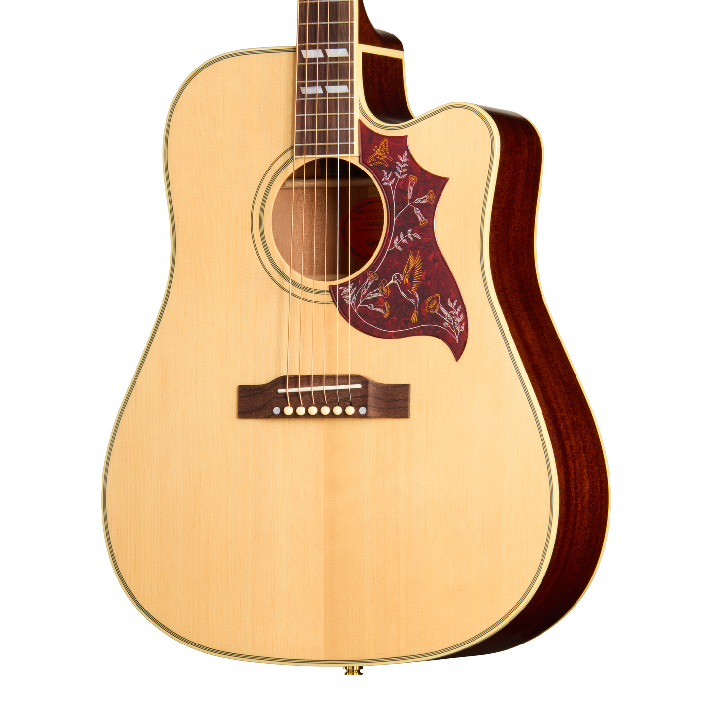 Epiphone Hummingbird Standard EC, Natural Acoustic Guitar Epiphone