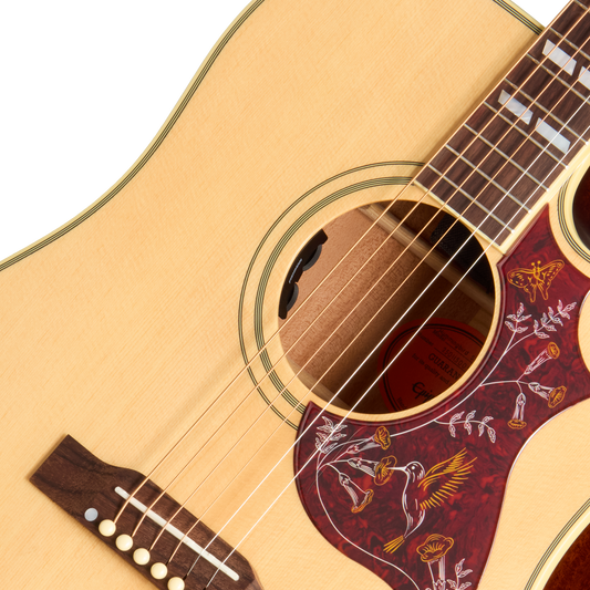 Epiphone Hummingbird Standard EC, Natural Acoustic Guitar Epiphone