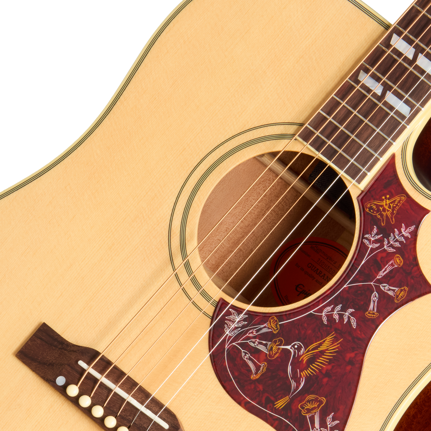 Epiphone Hummingbird Standard EC, Natural Acoustic Guitar Epiphone