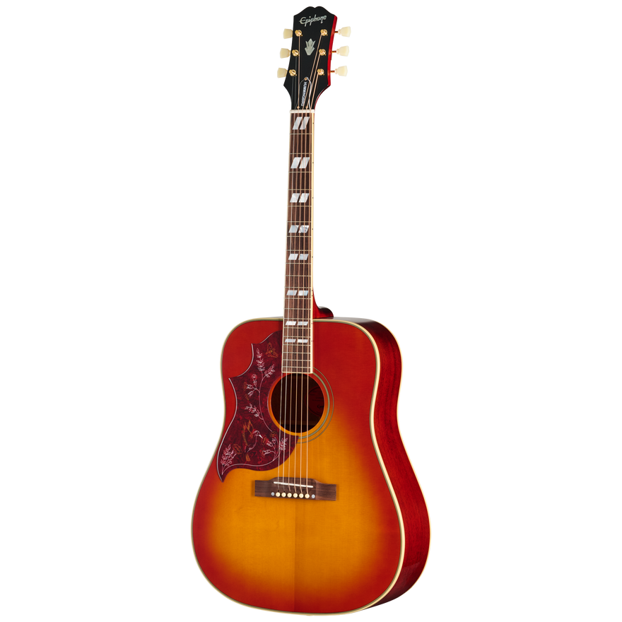 Epiphone Hummingbird Standard, Left-Handed, Cherry Sunburst Acoustic Guitar Epiphone