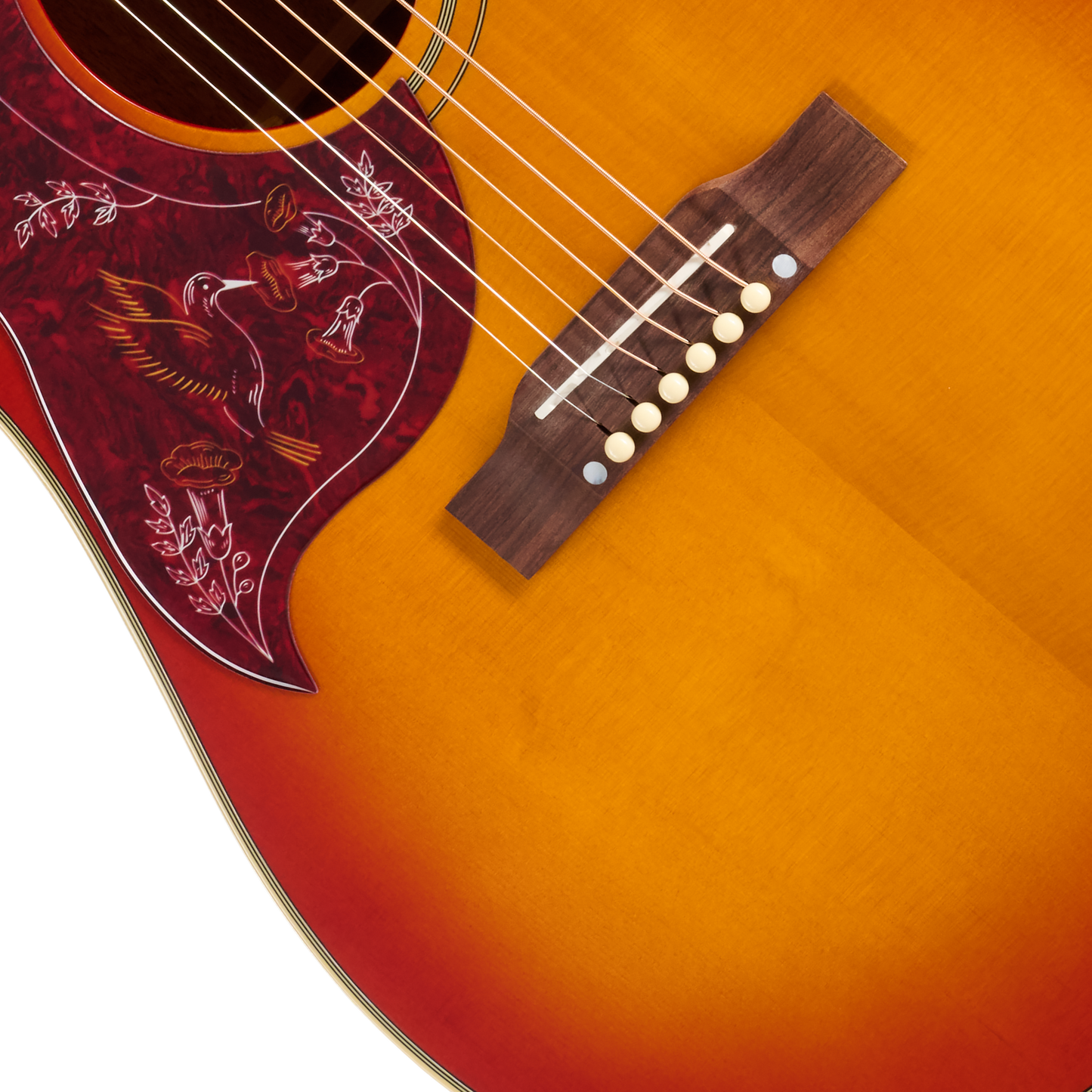 Epiphone Hummingbird Standard, Left-Handed, Cherry Sunburst Acoustic Guitar Epiphone