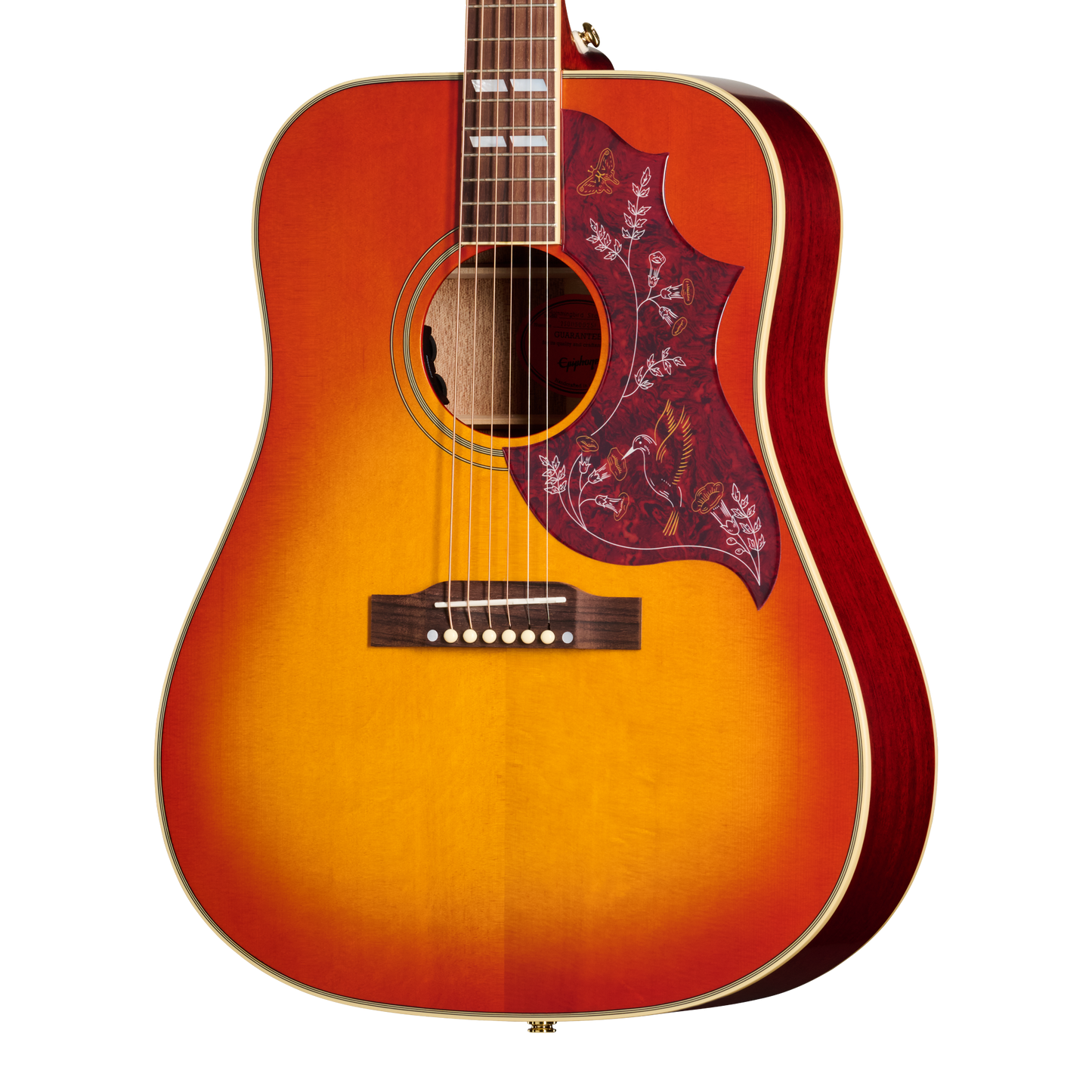 Epiphone Hummingbird Standard, Left-Handed, Cherry Sunburst Acoustic Guitar Epiphone