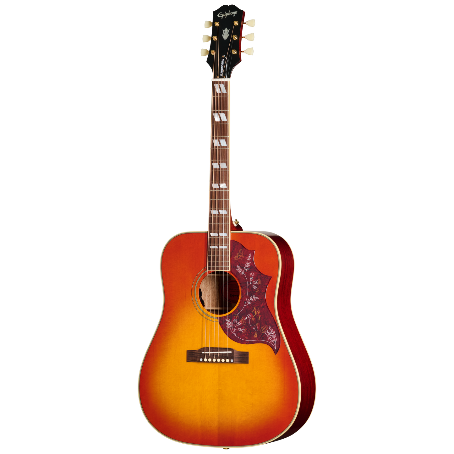 Epiphone Hummingbird Standard, Left-Handed, Cherry Sunburst Acoustic Guitar Epiphone