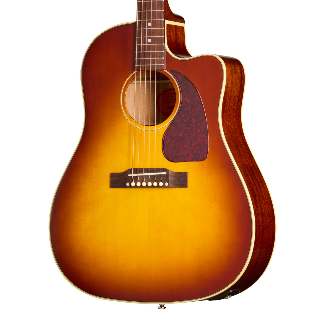 Epiphone J-45 Standard EC, Honey Burst Acoustic Guitar Epiphone