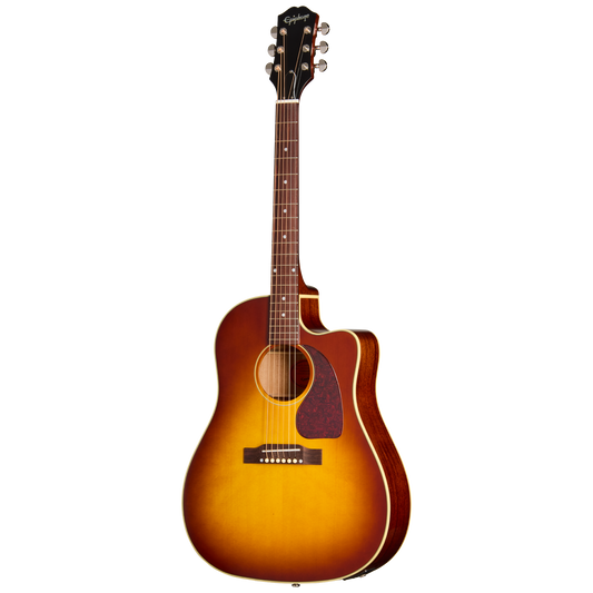 Epiphone J-45 Standard EC, Honey Burst Acoustic Guitar Epiphone