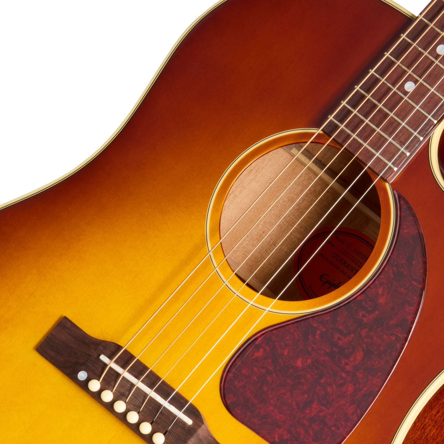 Epiphone J-45 Standard EC, Honey Burst Acoustic Guitar Epiphone