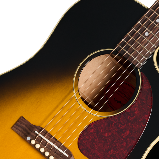 Epiphone J-45 Standard EC, Vintage Sunburst Acoustic Guitar Epiphone