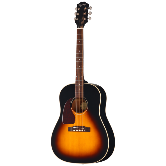 Epiphone J-45 Standard, Left-Handed, Vintage Sunburst Acoustic Guitar Epiphone