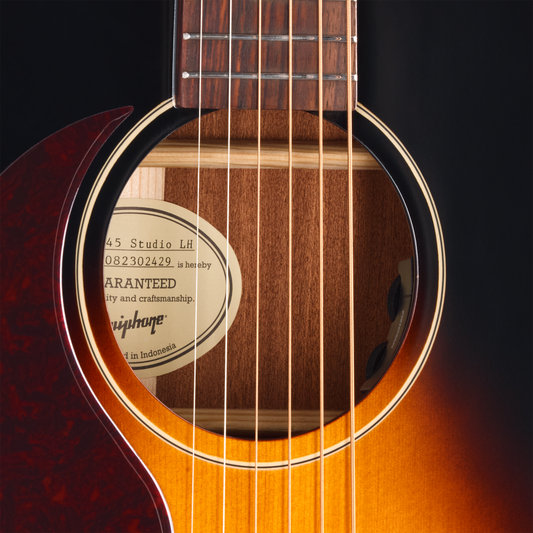 Epiphone J-45 Standard, Left-Handed, Vintage Sunburst Acoustic Guitar Epiphone