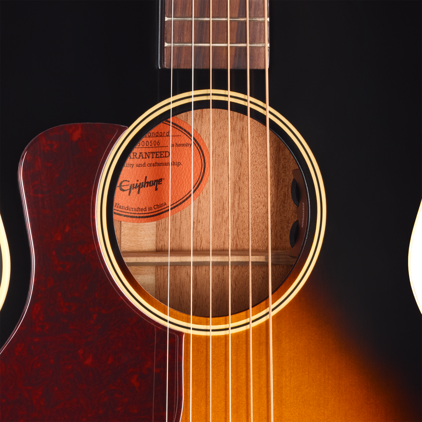 Epiphone L-00 Standard, Left-Handed, Vintage Sunburst Acoustic Guitar Epiphone