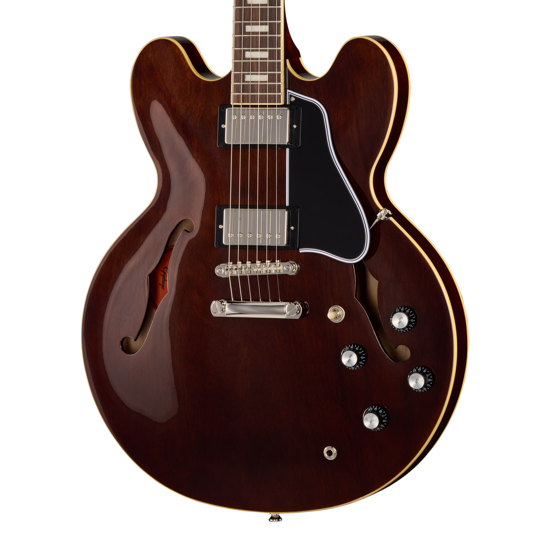 Epiphone ES-335, Dark Walnut, Exclusive Electric Guitar Epiphone