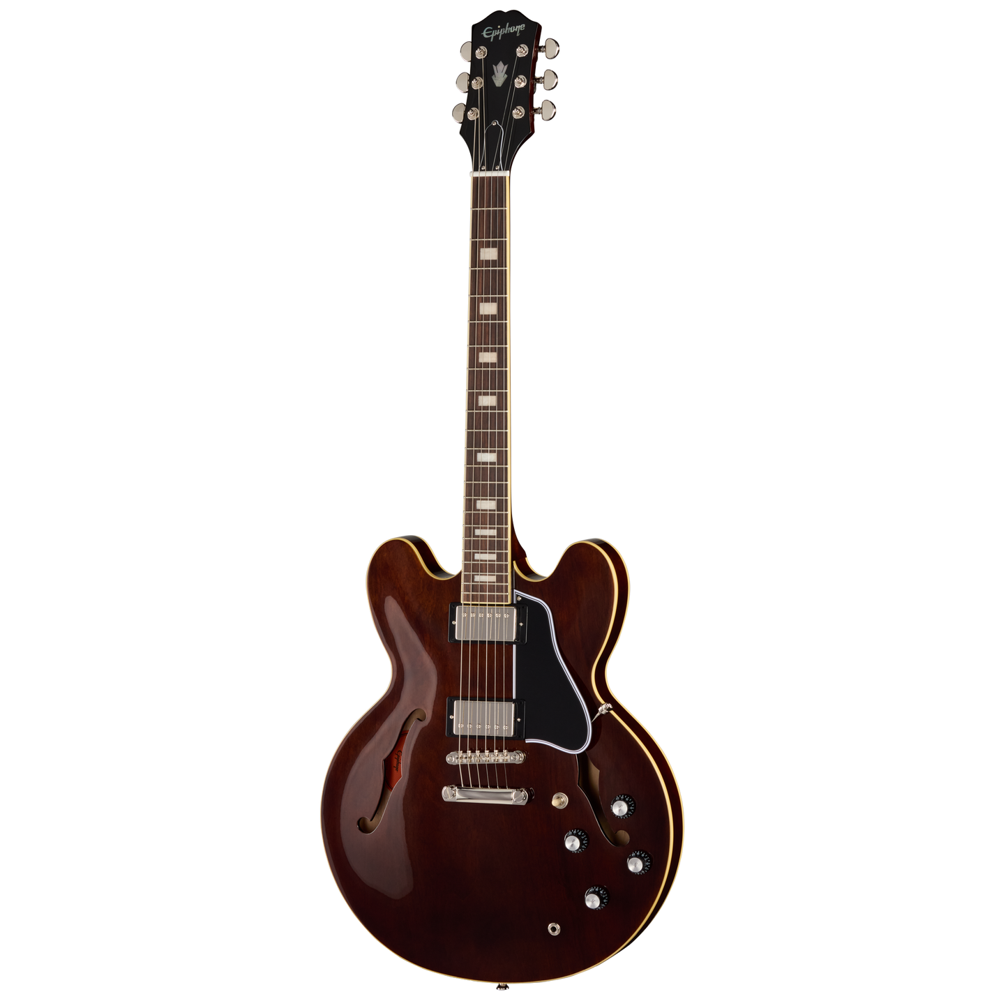 Epiphone ES-335, Dark Walnut, Exclusive Electric Guitar Epiphone
