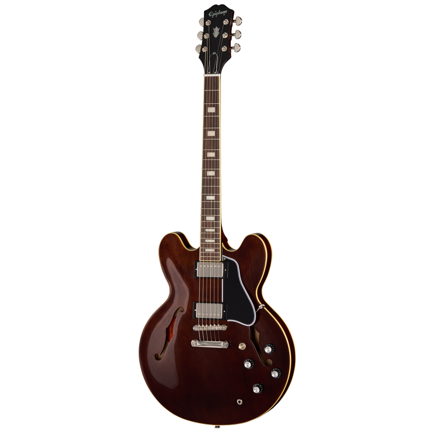 Epiphone ES-335, Dark Walnut, Exclusive Electric Guitar Epiphone