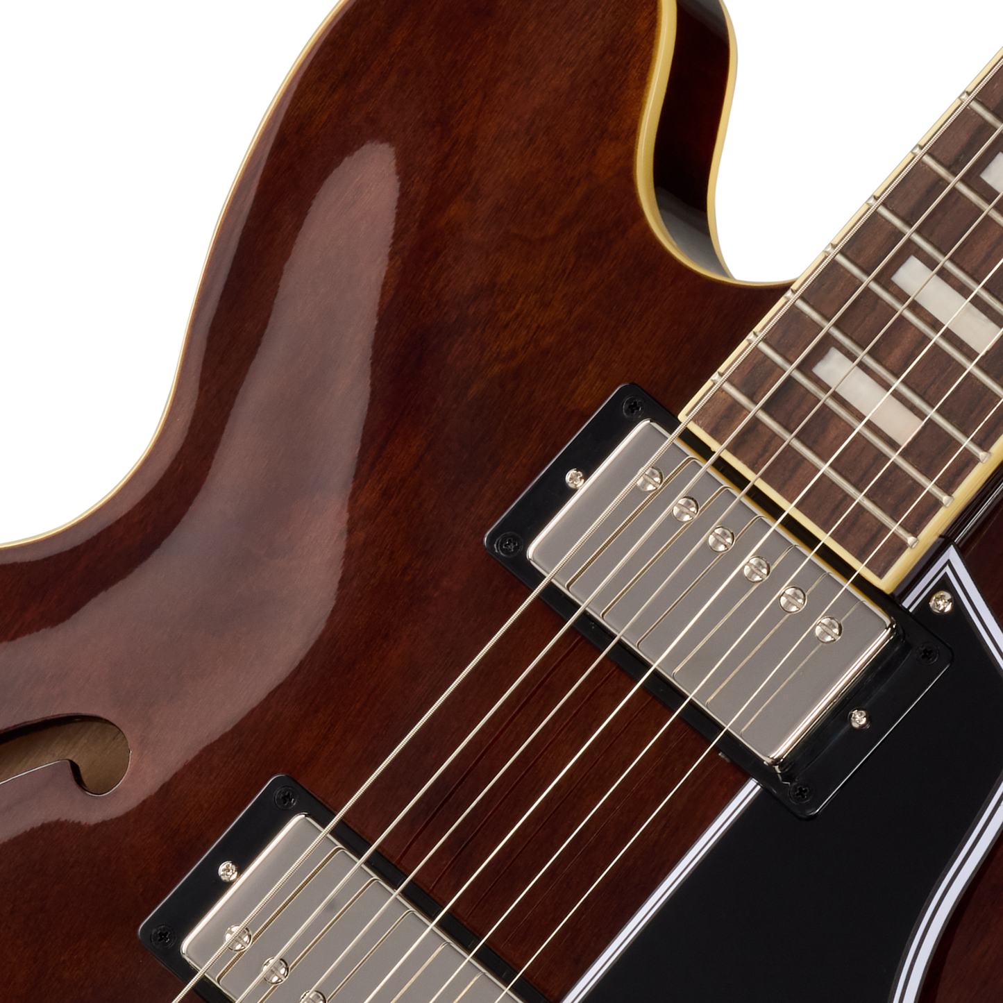 Epiphone ES-335, Dark Walnut, Exclusive Electric Guitar Epiphone