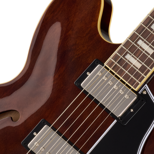 Epiphone ES-335, Dark Walnut, Exclusive Electric Guitar Epiphone