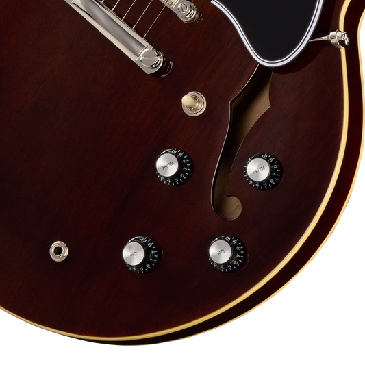 Epiphone ES-335, Dark Walnut, Exclusive Electric Guitar Epiphone