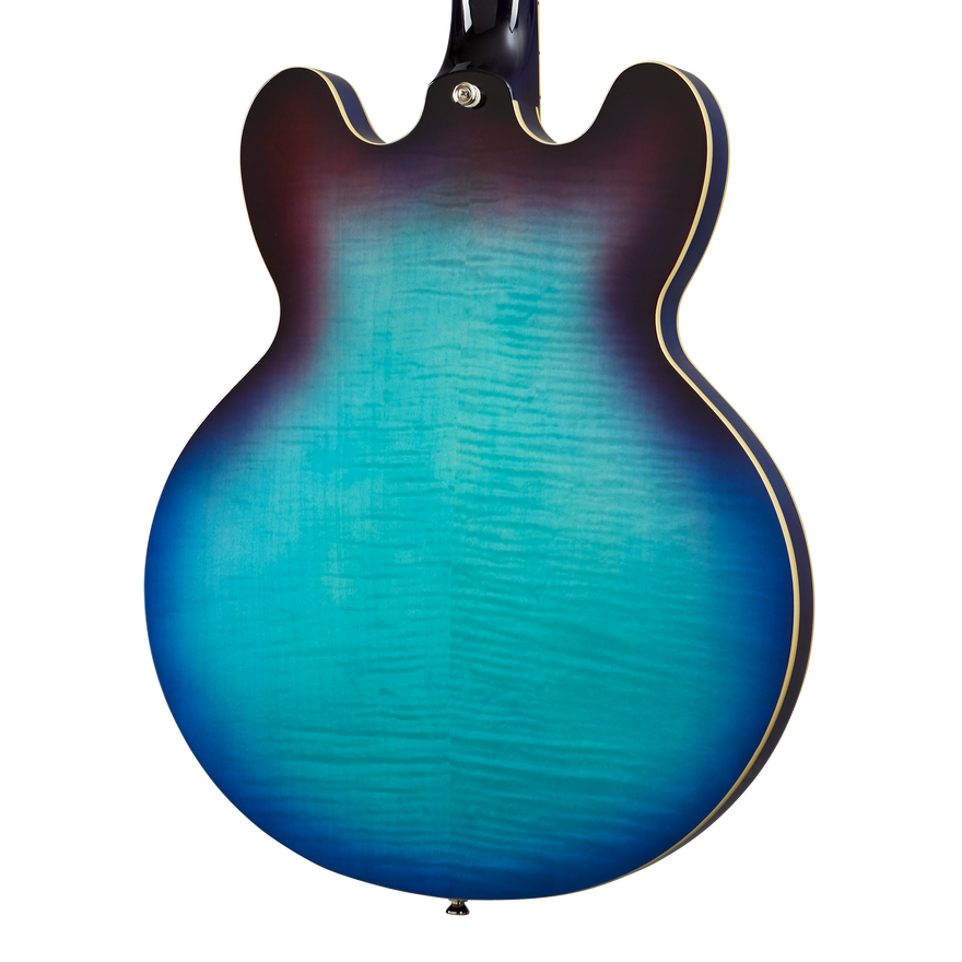 Epiphone ES-335 Figured with Rosewood Fretboard, Blueberry Burst Electric Guitar Epiphone