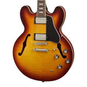 Epiphone ES-335 Figured with Rosewood Fretboard, Raspberry Tea Burst Electric Guitar Epiphone