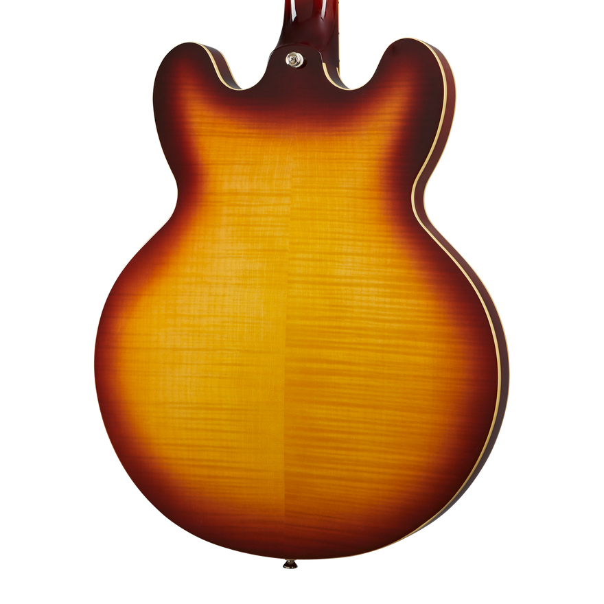 Epiphone ES-335 Figured with Rosewood Fretboard, Raspberry Tea Burst Electric Guitar Epiphone