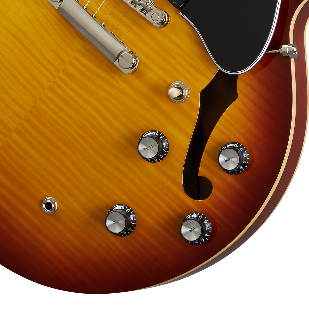 Epiphone ES-335 Figured with Rosewood Fretboard, Raspberry Tea Burst Electric Guitar Epiphone