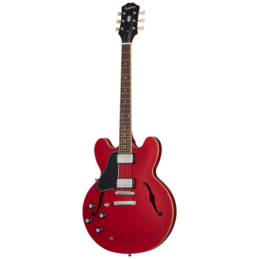 Epiphone ES-335 with Rosewood Fretboard, Left-Handed, Cherry Electric Guitar Epiphone