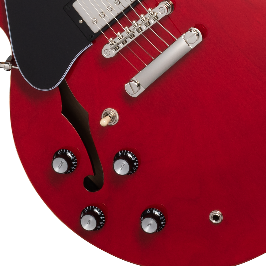Epiphone ES-335 with Rosewood Fretboard, Left-Handed, Cherry Electric Guitar Epiphone