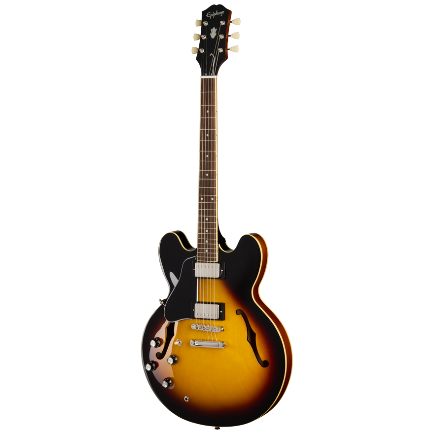Epiphone ES-335, Left-Handed, Vintage Sunburst Electric Guitar Epiphone