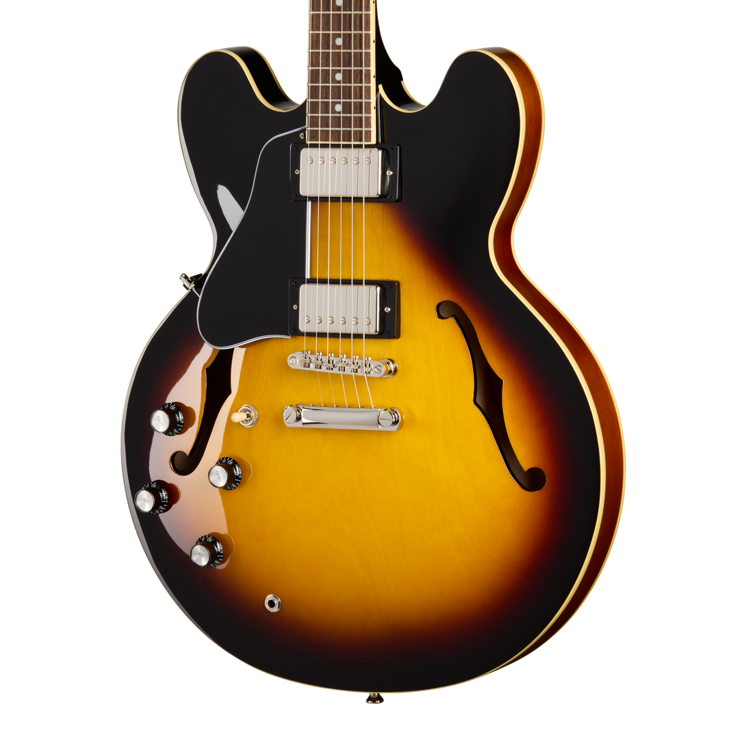 Epiphone ES-335 with Rosewood Fretboard, Left-Handed, Vintage Sunburst Electric Guitar Epiphone