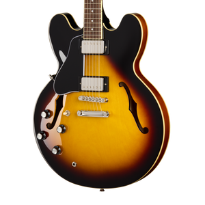 Epiphone ES-335 with Rosewood Fretboard, Left-Handed, Vintage Sunburst Electric Guitar Epiphone