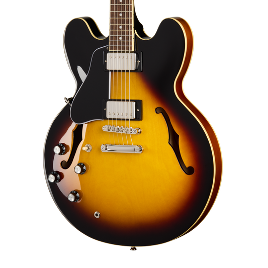 Epiphone ES-335 with Rosewood Fretboard, Left-Handed, Vintage Sunburst Electric Guitar Epiphone