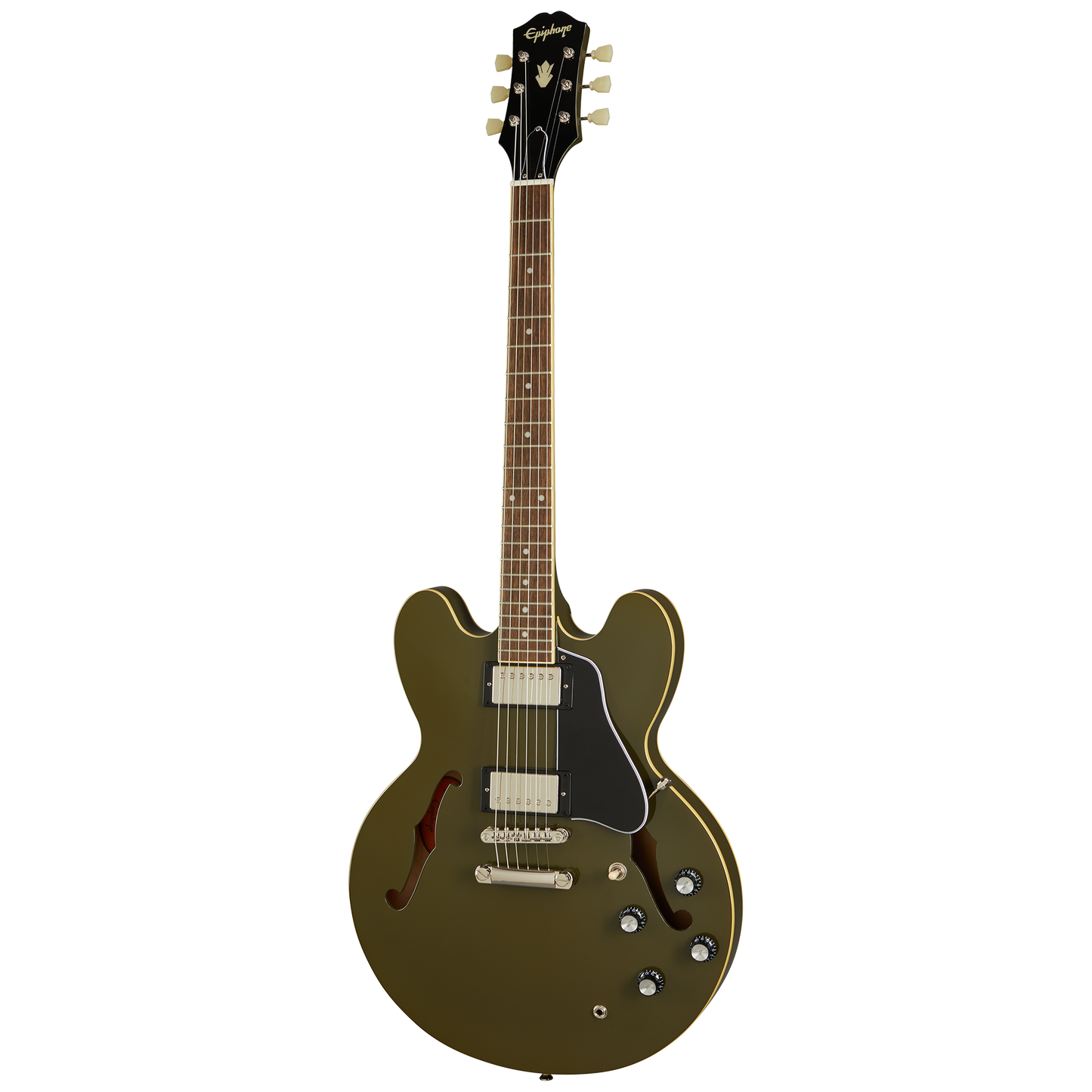 Epiphone ES-335, Olive Drab Electric Guitar Epiphone