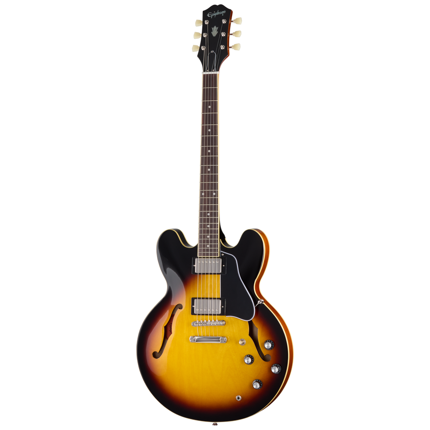 Epiphone ES-335 with Rosewood Fretboard, Vintage Sunburst Electric Guitar Epiphone