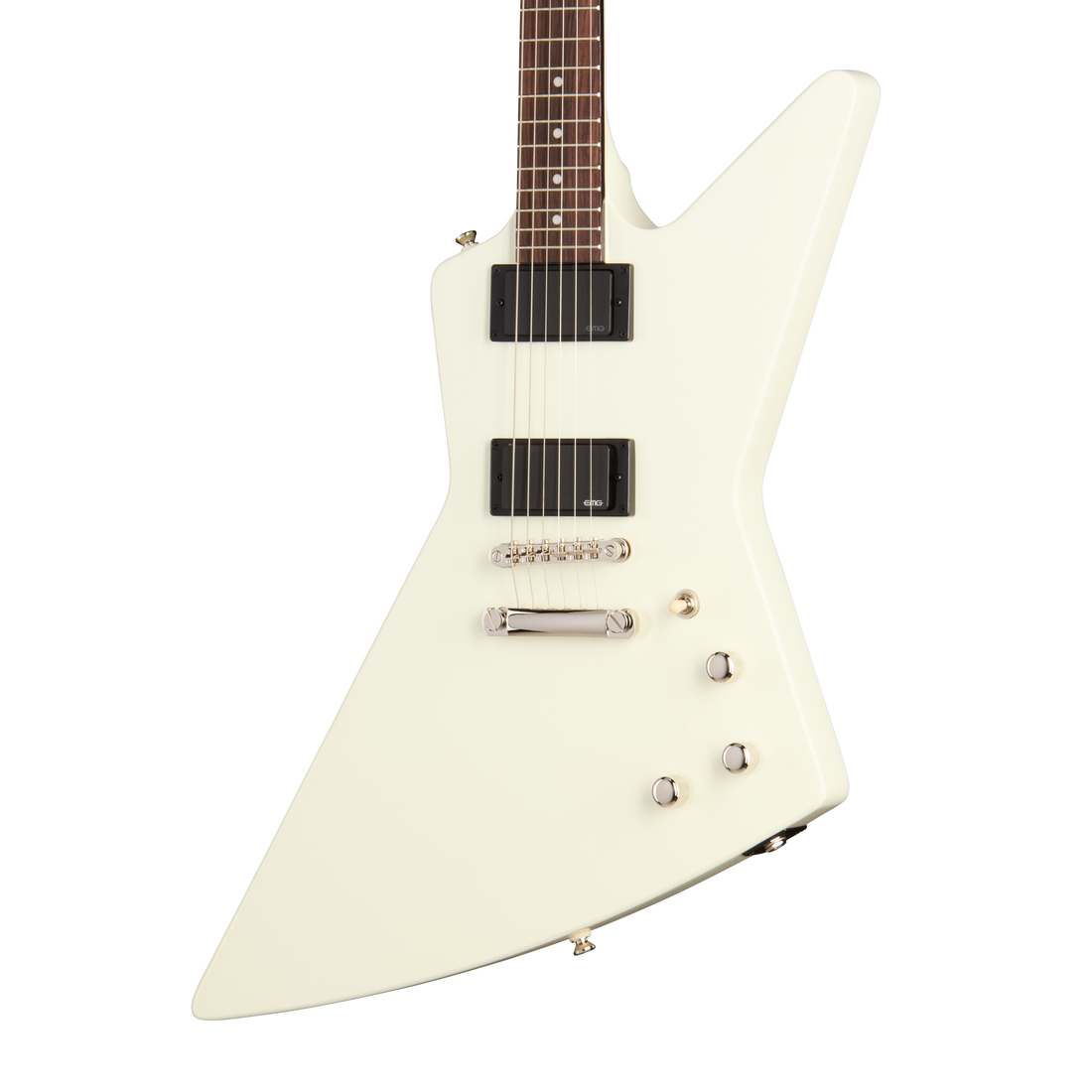 Epiphone Explorer 80s EMG, Classic White Electric Guitar Epiphone