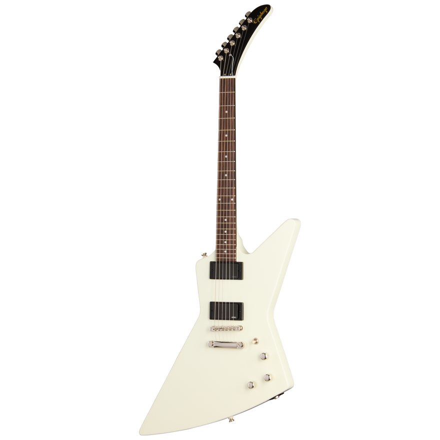 Epiphone Explorer 80s EMG, Classic White Electric Guitar Epiphone