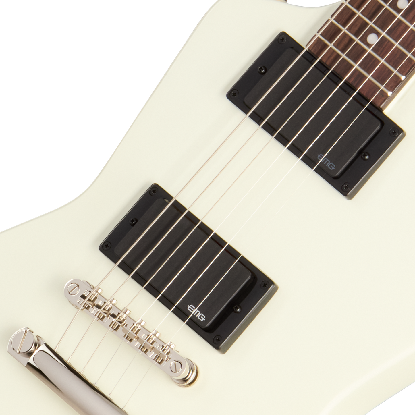 Epiphone Explorer 80s EMG, Classic White Electric Guitar Epiphone