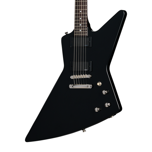 Epiphone Explorer 80s EMG, Ebony, Exclusive Electric Guitar Epiphone