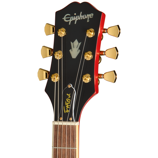 Epiphone Fatoumata Diawara SG, Ember Red with Malian Graphic Electric Guitar Epiphone