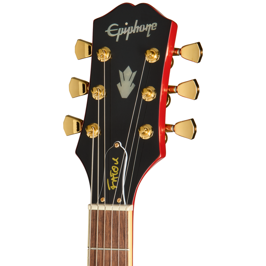 Epiphone Fatoumata Diawara SG, Ember Red with Malian Graphic Electric Guitar Epiphone