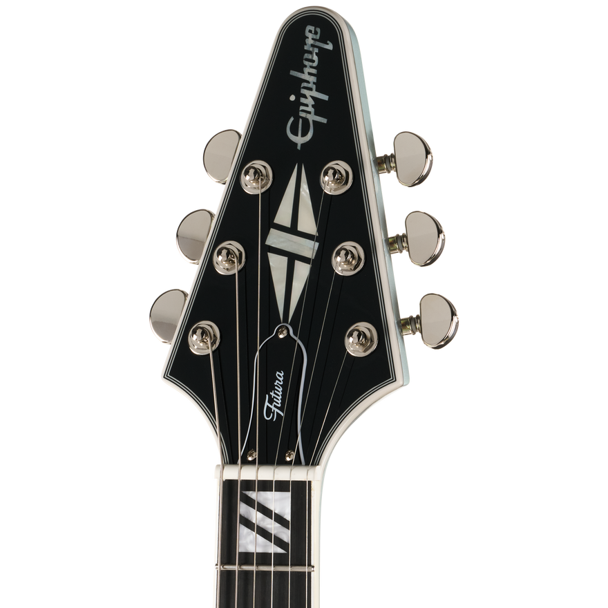 Epiphone Futura Flying V Custom, Quicksilver Shift Electric Guitar Epiphone