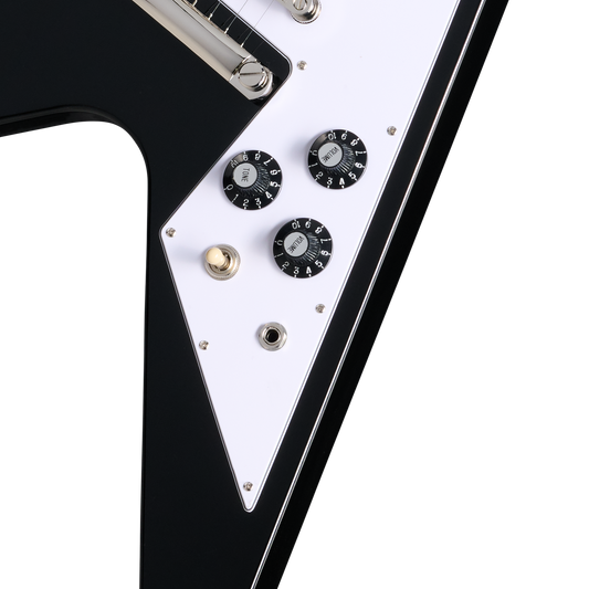 Epiphone Flying V 70s, Ebony, Exclusive Electric Guitar Epiphone